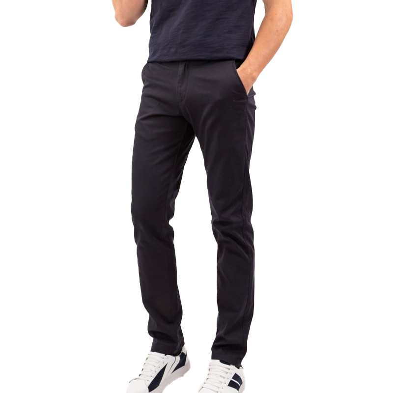 Harcour - Pantalon chino casual homme Brandie marine | - Ohlala