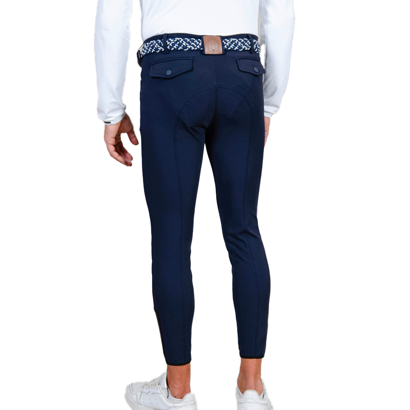 Harcour - Pantalon d'équitation homme fix system grip Costaso marine | - Ohlala