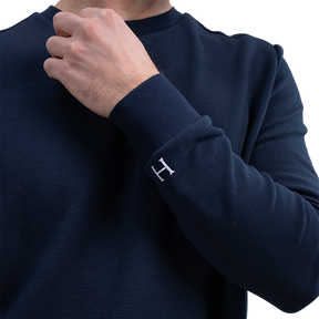 Harcour - Pull manches longues homme Paulo marine | - Ohlala