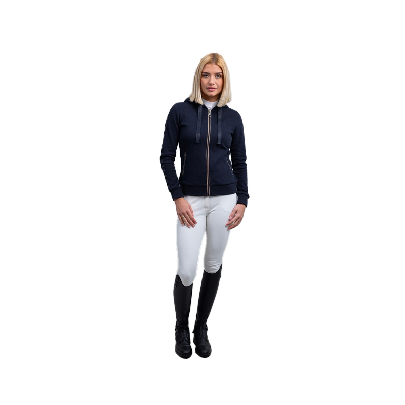 Harcour - Sweat manches longues femme Sultan marine | - Ohlala