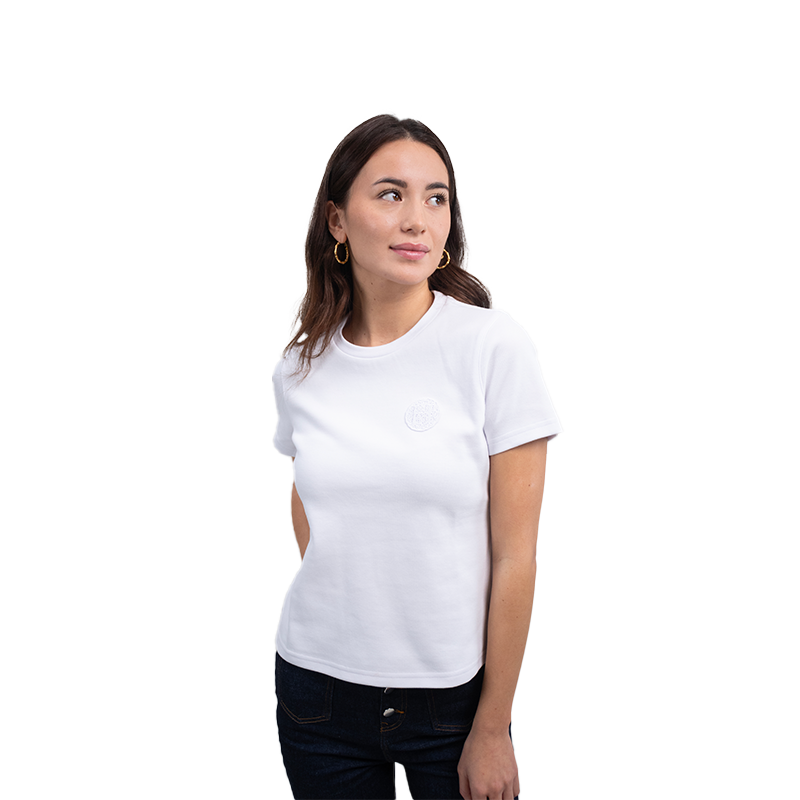 Harcour - T-shirt manches courtes femme Telma blanc | - Ohlala