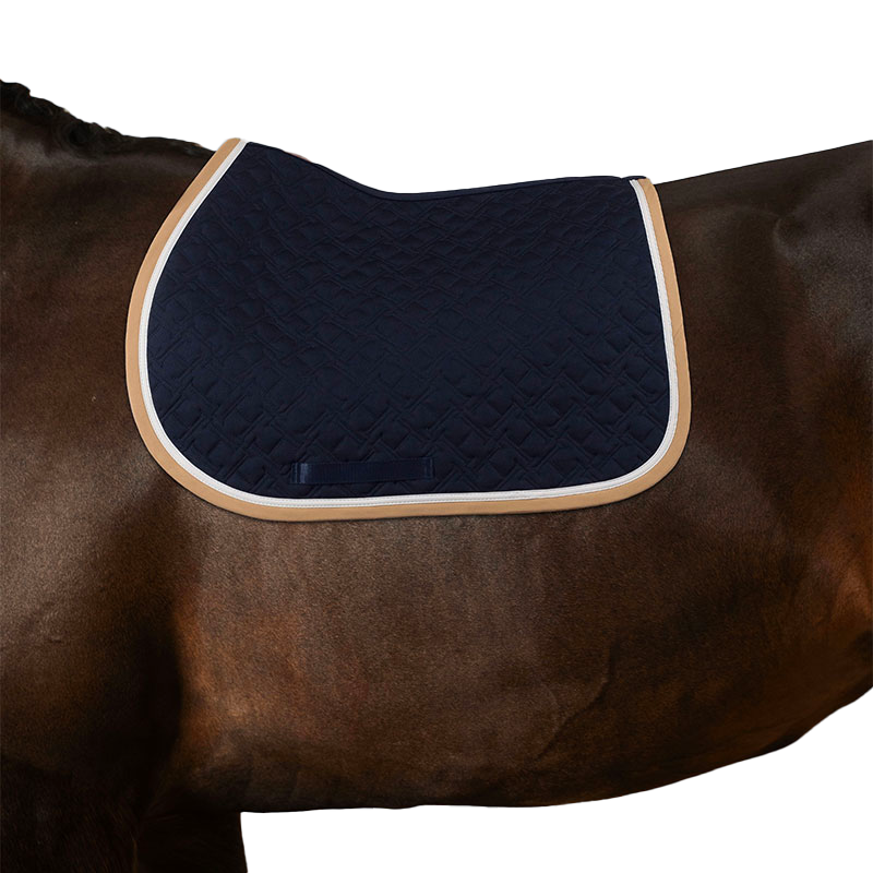 Harcour - Tapis de selle Sidney marine | - Ohlala