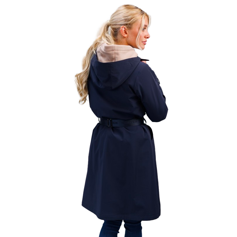 Harcour - Manteau Trench long femme Tweeta marine | - Ohlala