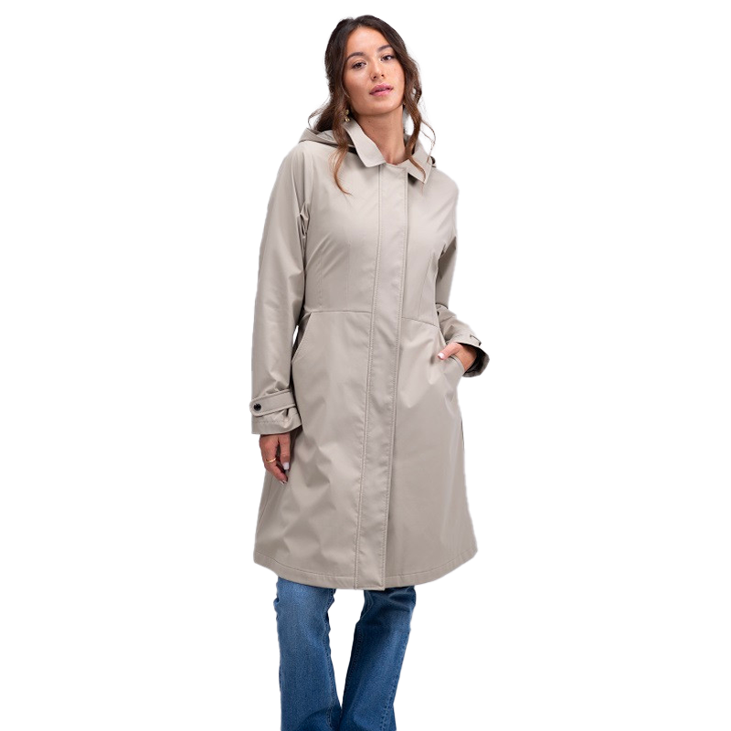 Harcour - Manteau Trench long femme Tweeta beige | - Ohlala