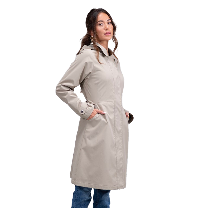 Harcour - Manteau Trench long femme Tweeta beige | - Ohlala