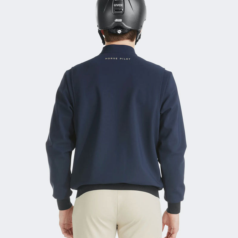 Horse Pilot - Veste manches longues homme Teddy marine | - Ohlala