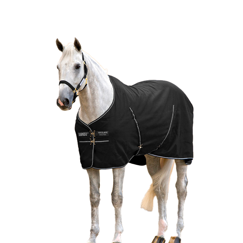 Horseware - Chemise de box Rambo doublure microfibre noir/ argent | - Ohlala