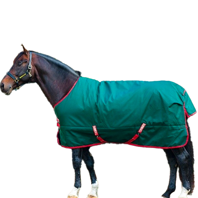 Horseware - Couverture d'extérieur Rambo Original vert/ rouge 400g | - Ohlala