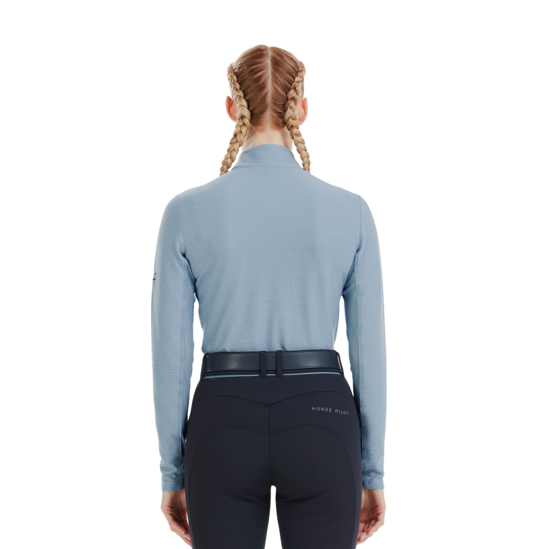 Horse Pilot - Baselayer femme manches longues Suntech ashley blue | - Ohlala