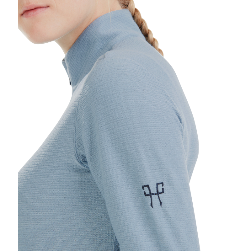 Horse Pilot - Baselayer femme manches longues Suntech ashley blue | - Ohlala