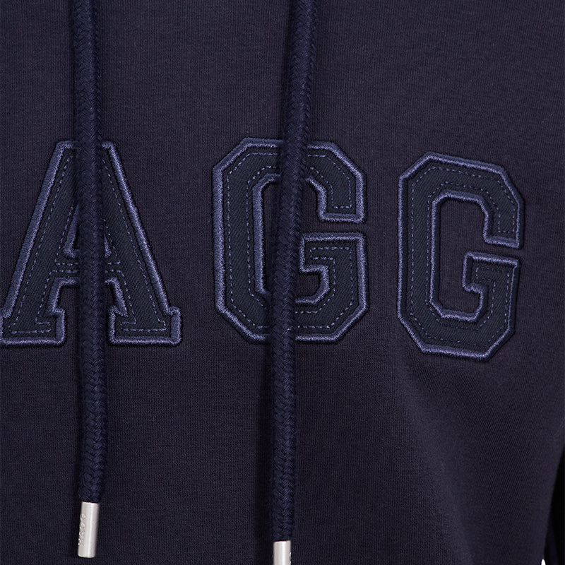 Hagg - Sweat à capuche homme marine | - Ohlala