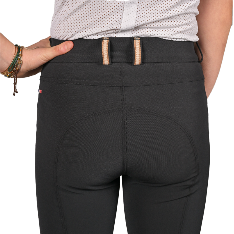 Jump'In - Pantalon d'équitation fille Luna noir | - Ohlala