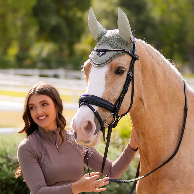 Lemieux - Bonnet pour chevaux anti-mouches Loire fern | - Ohlala