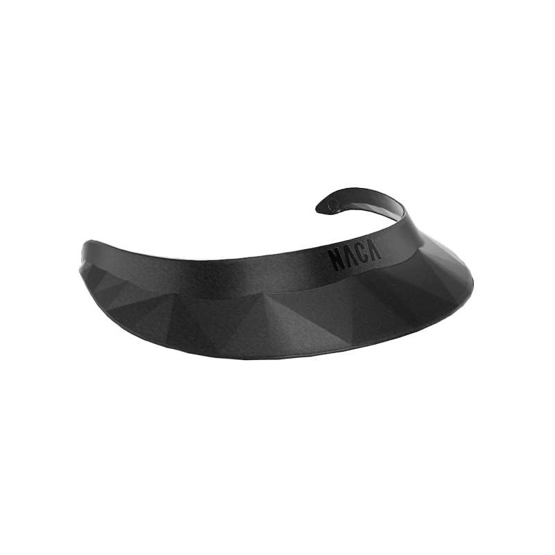 NACA - Visière polo matt noir onyx/ logo noir | - Ohlala