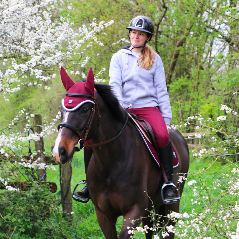 Flags & Cup - Pantalon d'équitation femme Cayenne bordeaux | - Ohlala