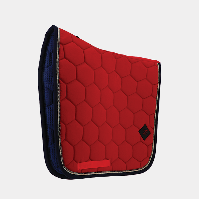 Oxxer - Tapis de dressage intemporels rouge | - Ohlala