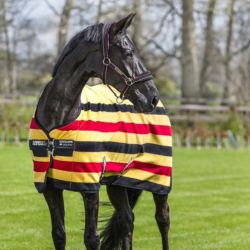 Horseware - Chemise polaire Rambo Deluxe jaune | - Ohlala