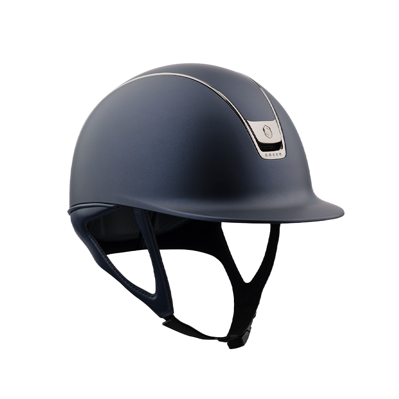 Samshield - Casque d'équitation Shadow Matt bleu 5 Swaroski | - Ohlala