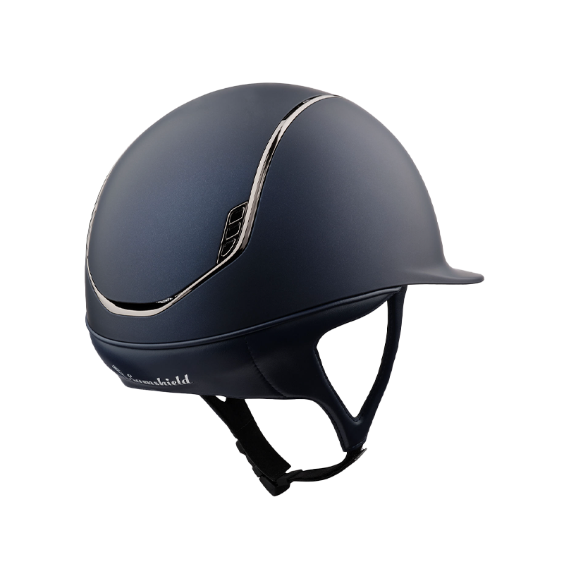 Samshield - Casque d'équitation Shadow Matt bleu 5 Swaroski | - Ohlala