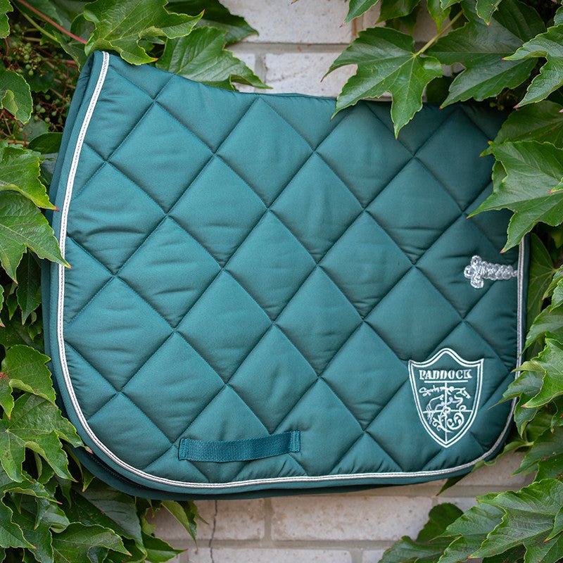 Paddock Sport - Tapis de dressage prems écusson vert | - Ohlala