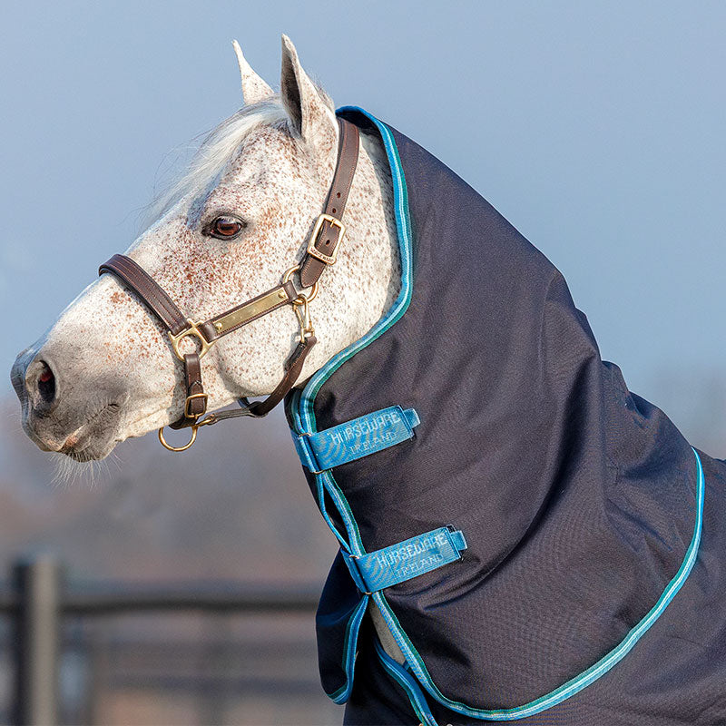 Horseware - Couvre-cou Amigo Bravo 12 Original 1200 D marine/ turquoise | - Ohlala