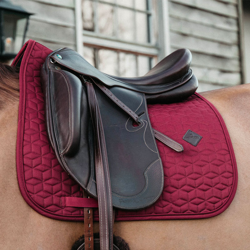 Kentucky Horsewear - Tapis de dressage Basic bordeaux | - Ohlala