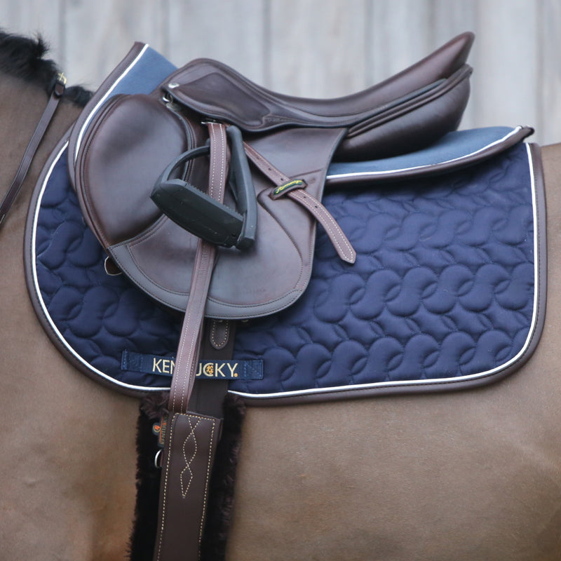 Kentucky Horsewear - Tapis de selle marine sans logo | - Ohlala