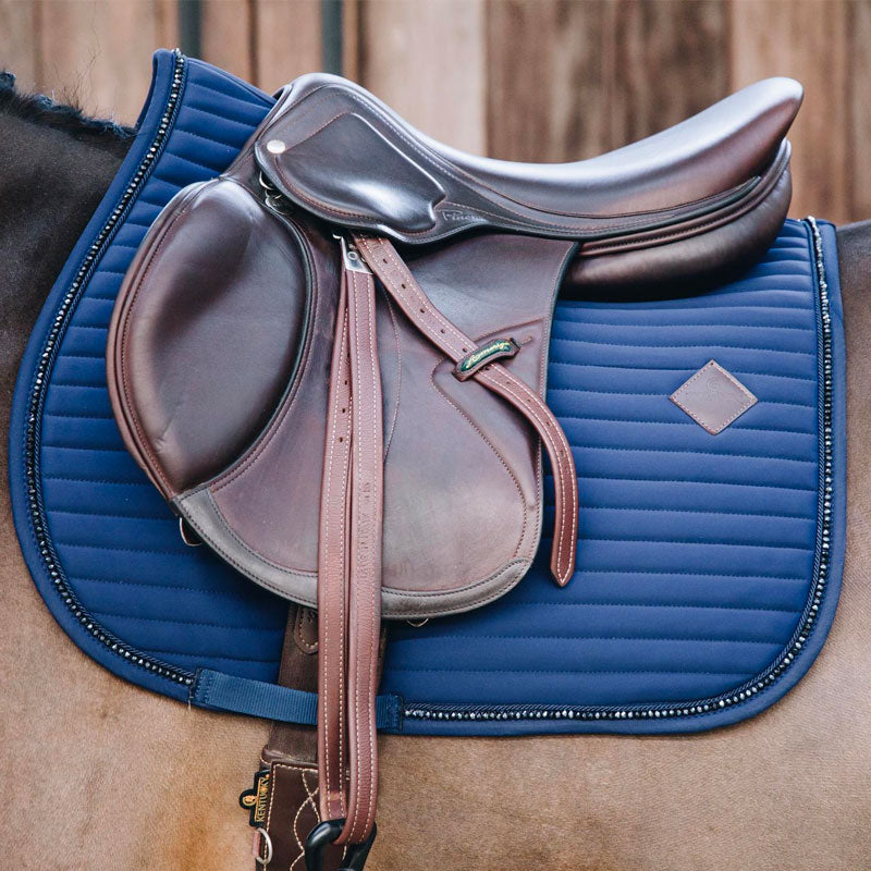 Kentucky Horsewear - Tapis de selle Pearls marine | - Ohlala