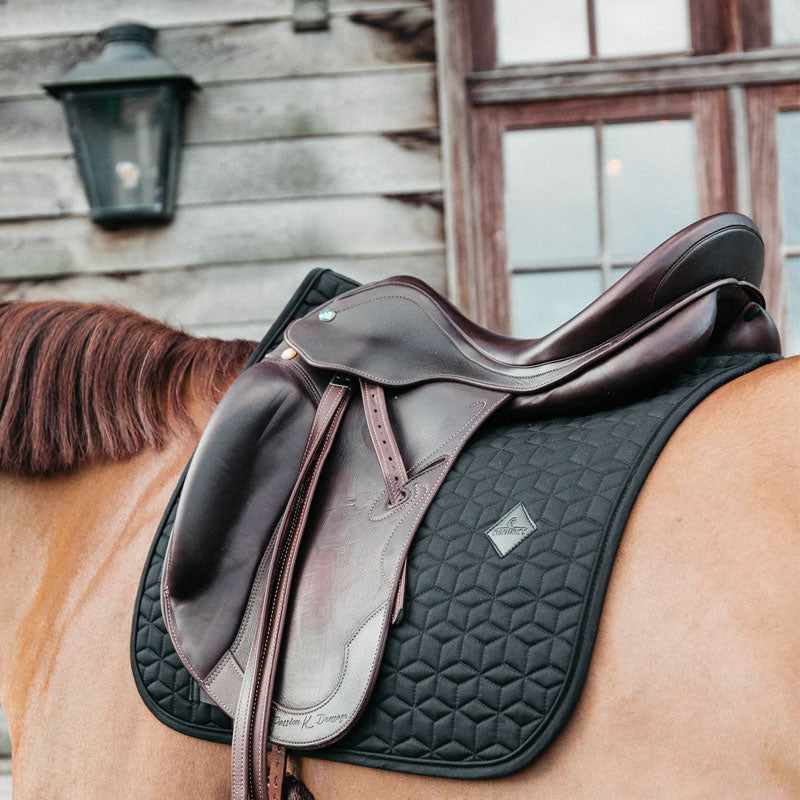 Kentucky Horsewear - Tapis de dressage basic noir | - Ohlala