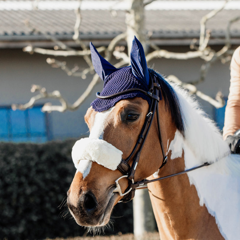 Kentucky Horsewear - Fourreau de muserolle blanc | - Ohlala