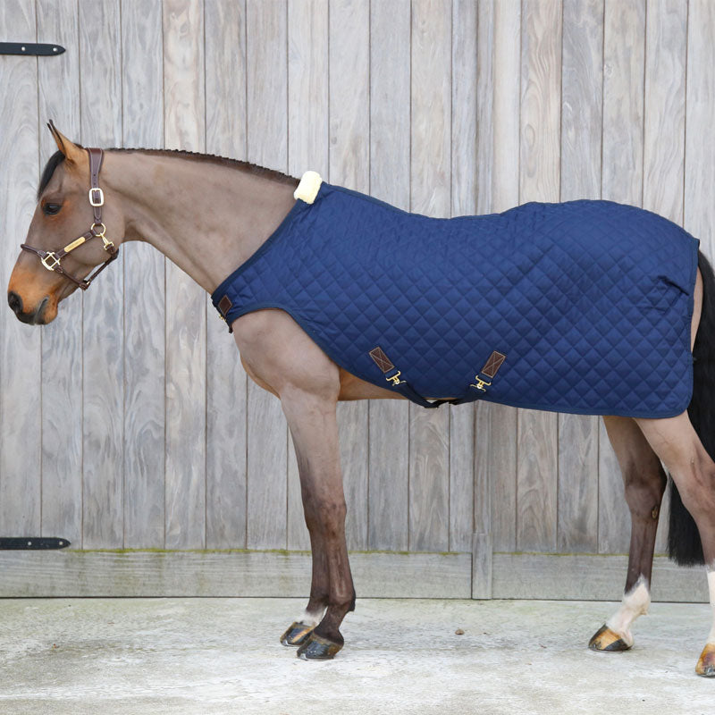 Kentucky Horsewear - Couverture de marcheur marine 160g | - Ohlala