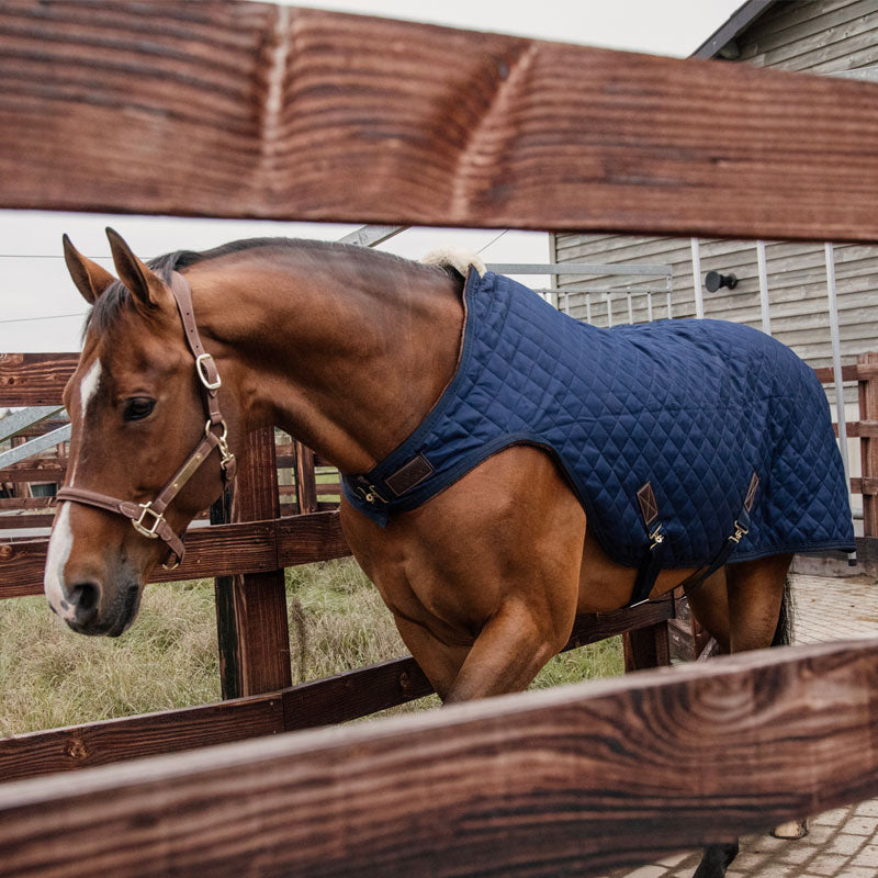 Kentucky Horsewear - Couverture de marcheur marine 160g | - Ohlala