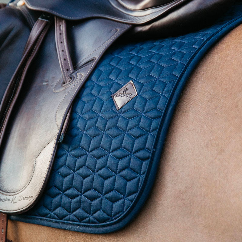 Kentucky Horsewear - Tapis de dressage basic marine | - Ohlala