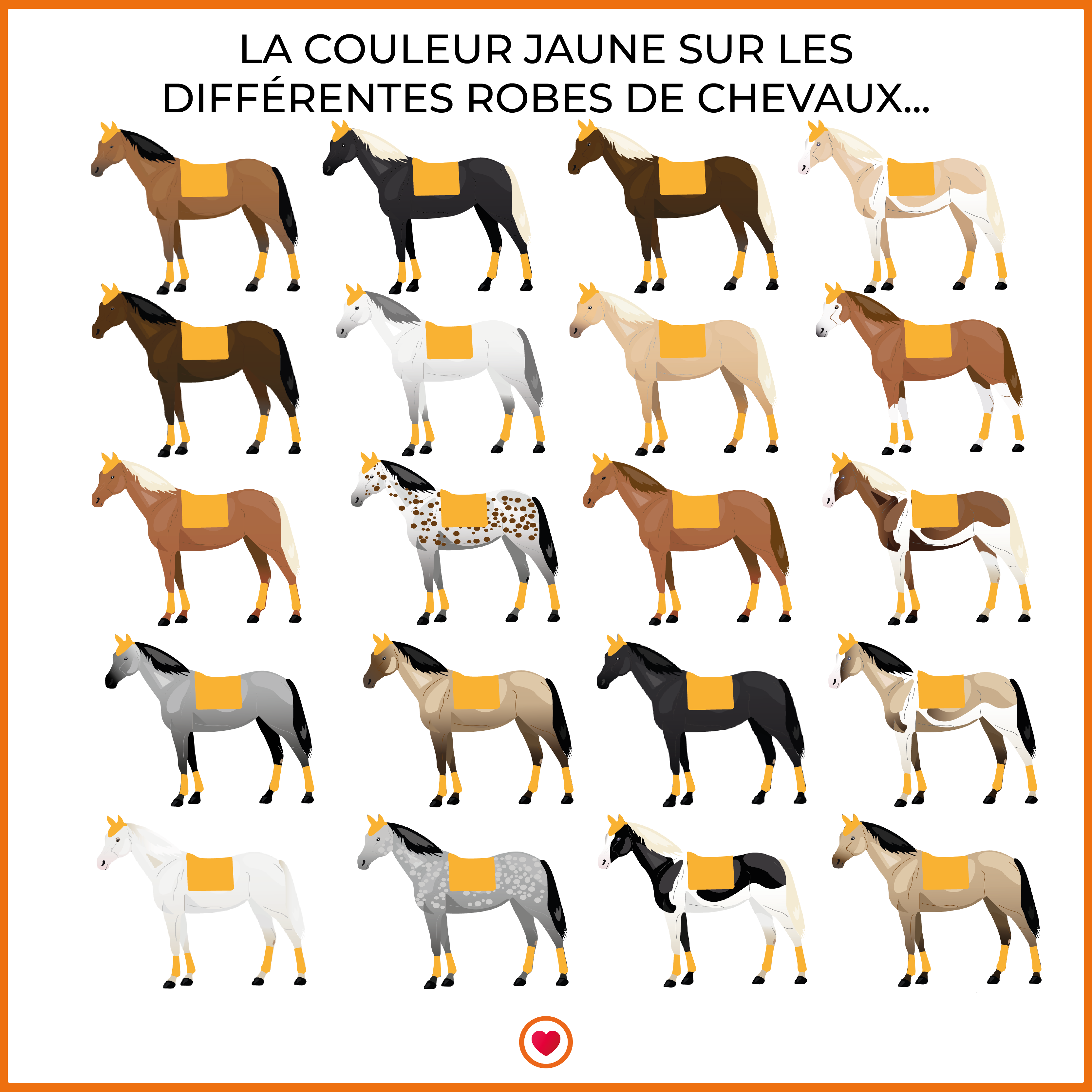Lami-cell - Tapis de selle Luxor or | - Ohlala
